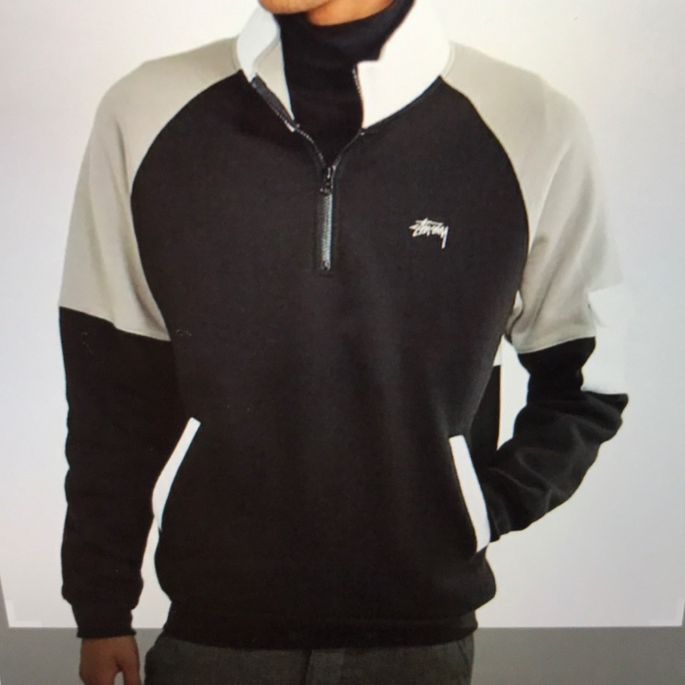Men’s M Stussy Half-zip